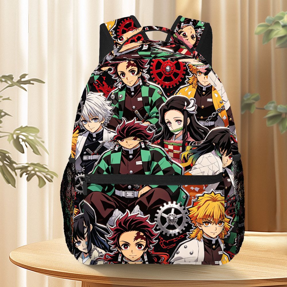Anime Merchandise Bag - 악마 슬레이어 애니메이션 배낭 탄지로 네즈코