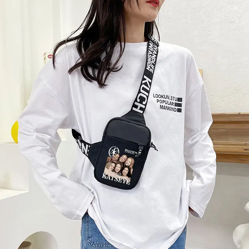 패션 K POP K-KATSEYE 여성용 숄더백 휴대용 - Anime Merchandise Bag 리뷰 및 가격
