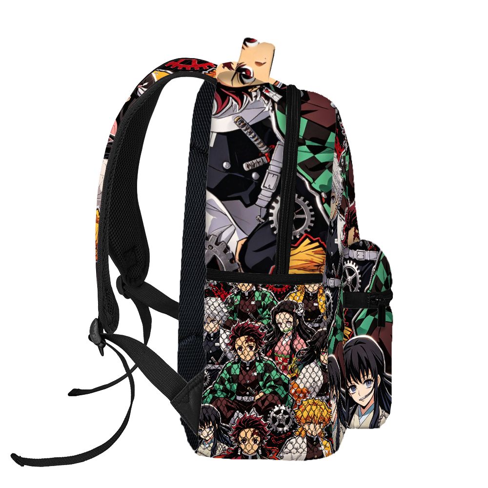 악마 슬레이어 애니메이션 배낭 탄지로 네즈코 프린트 학 - Anime Merchandise Bag 리뷰 및 가격