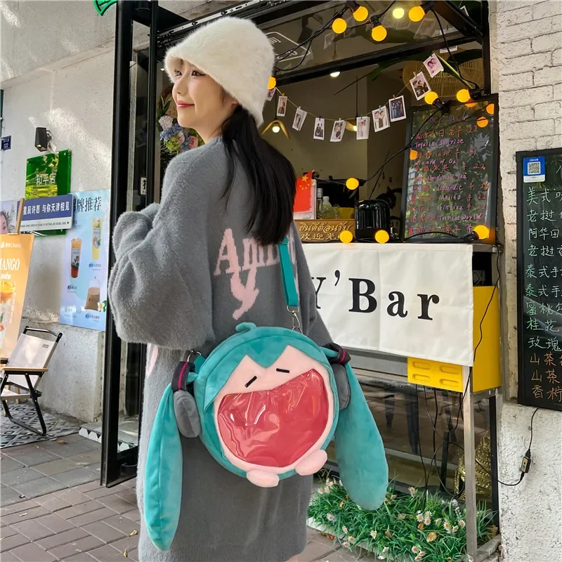 ! ! !하츠네 미쿠 숄더백 배낭 귀여운 애니메이션 플 - Anime Merchandise Bag 리뷰 및 가격