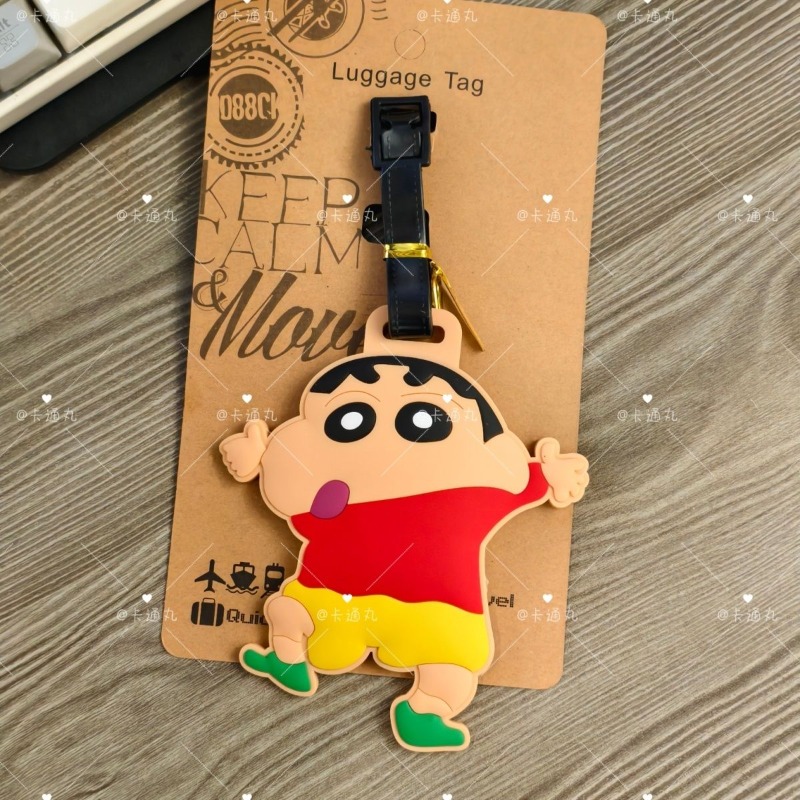 크레용신짱 만화 애니메이션 캐릭터 패션 러기지 태그 귀 - Anime Merchandise Bag 리뷰 및 가격