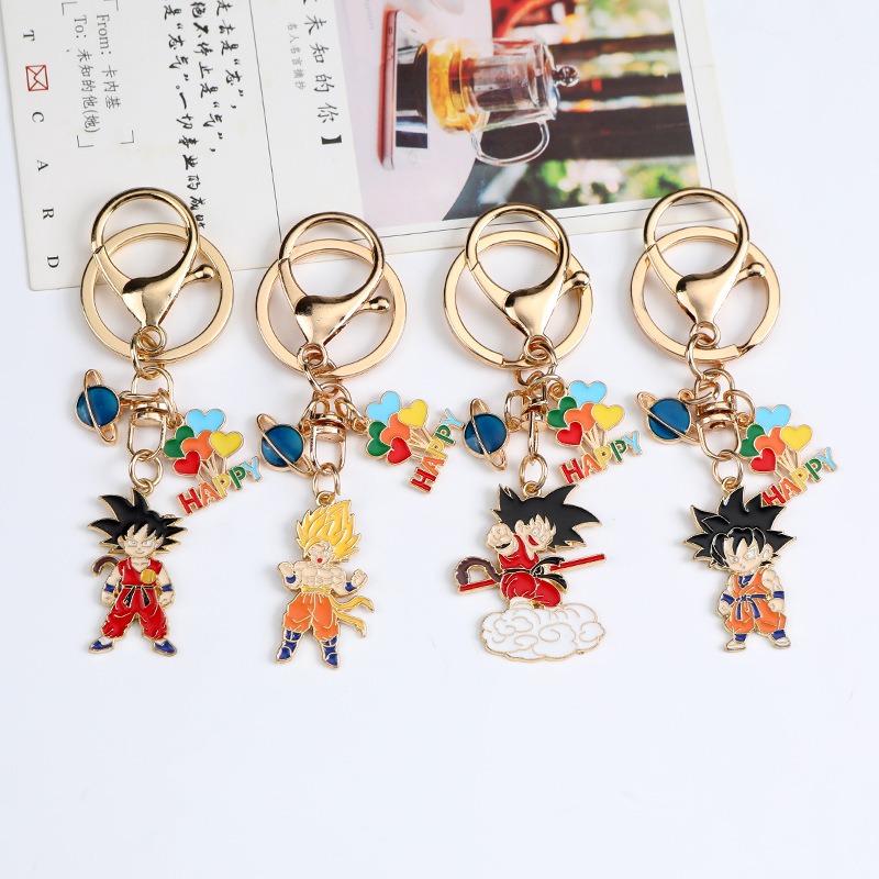 새로운 만화 드래곤볼 시리즈 창의적인 금속 열쇠고리 오 - Anime Merchandise Keychain 리뷰 및 가격