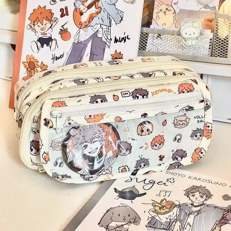 애니메이션 하이큐!! 귀여운 통통한 필통 만화 캐릭터  - Anime Merchandise Bag 리뷰 및 가격