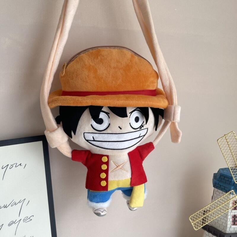 새로운 원피스 플러시 숄더백 창의적인 롱암 플러시 크로 - Anime Merchandise Bag 리뷰 및 가격
